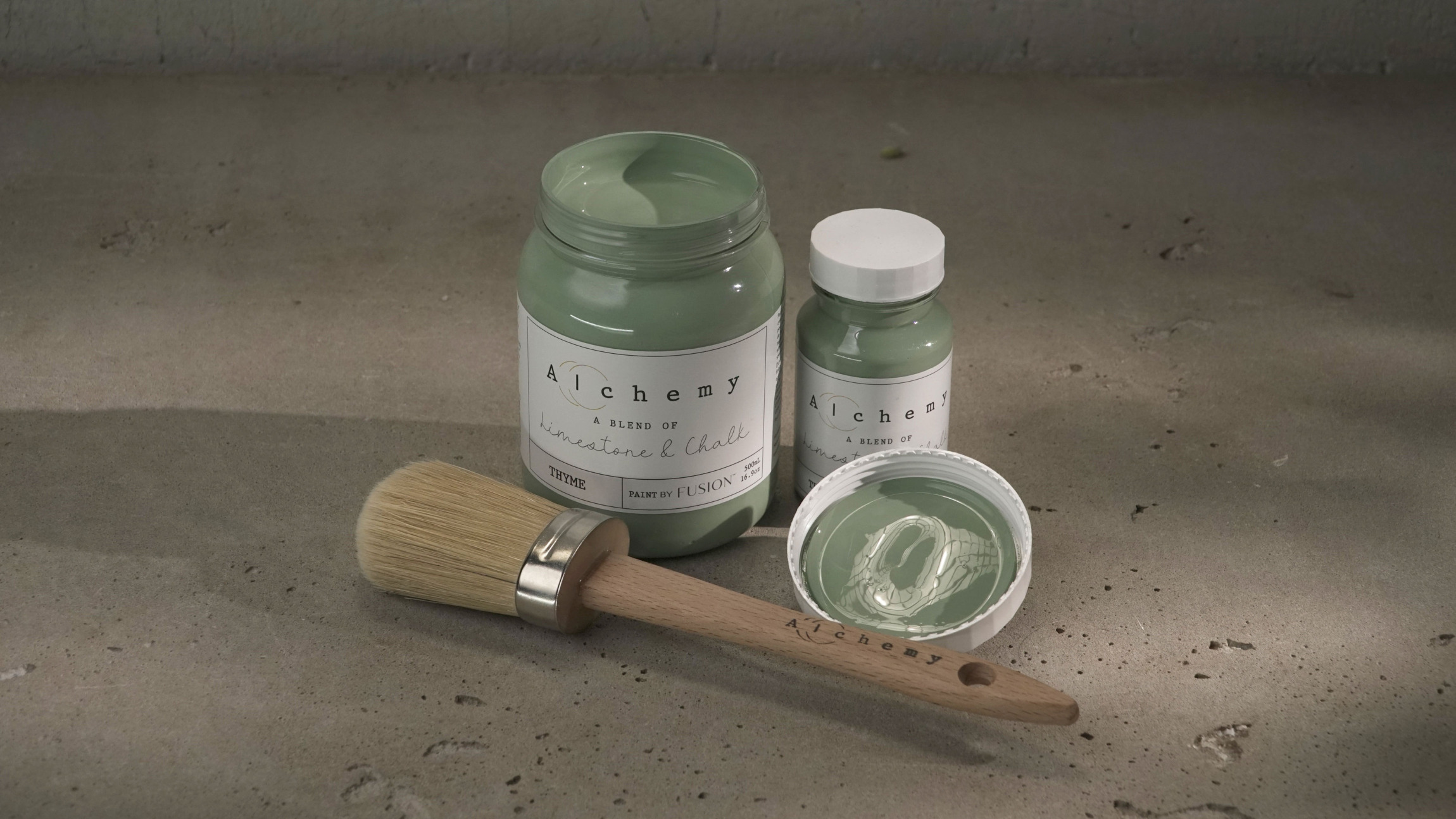 Křídová barva s odolností minerální barvy Fusion ALCHEMY - THYME - Obrázek 4