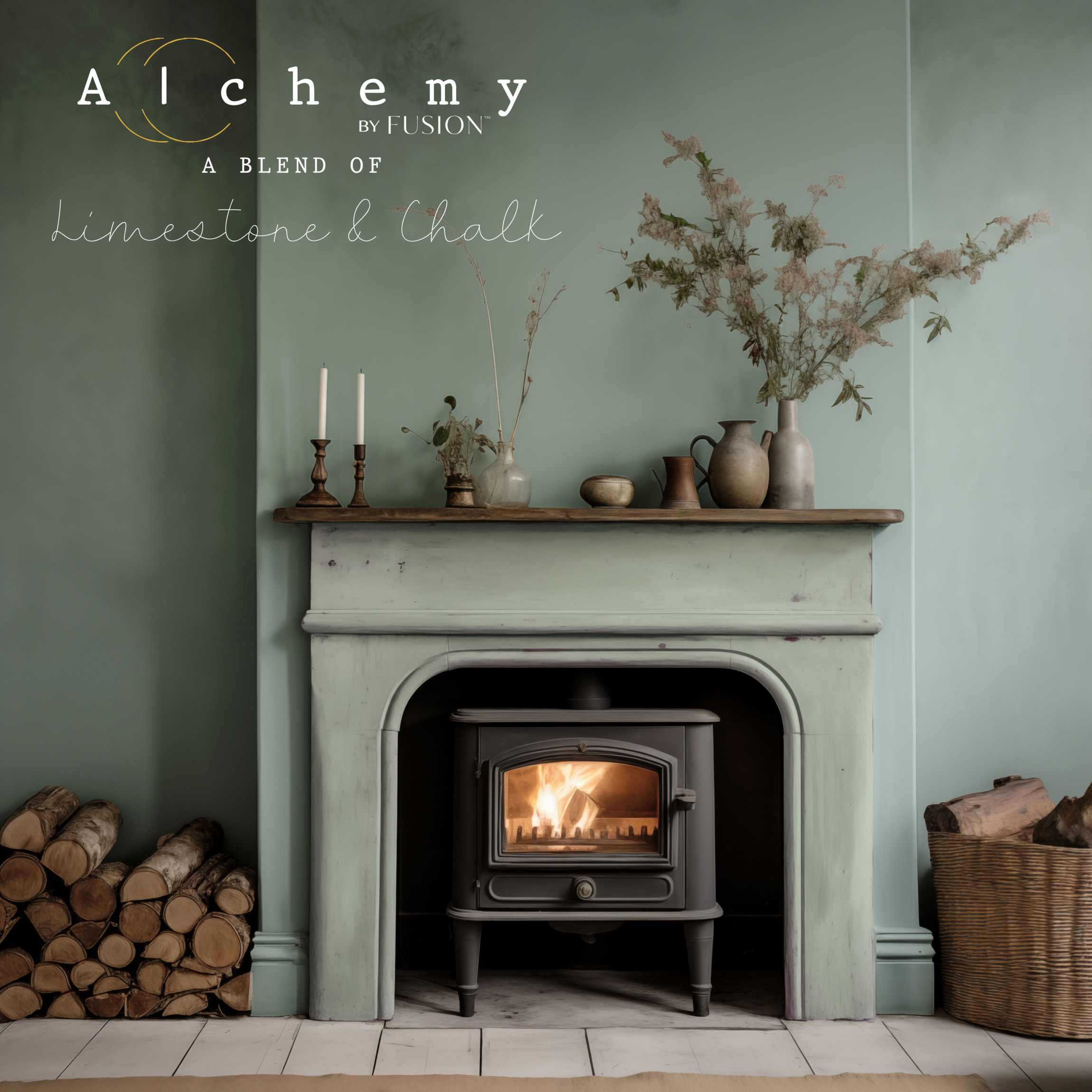 Křídová barva s odolností minerální barvy Fusion ALCHEMY - THYME - Obrázek 2