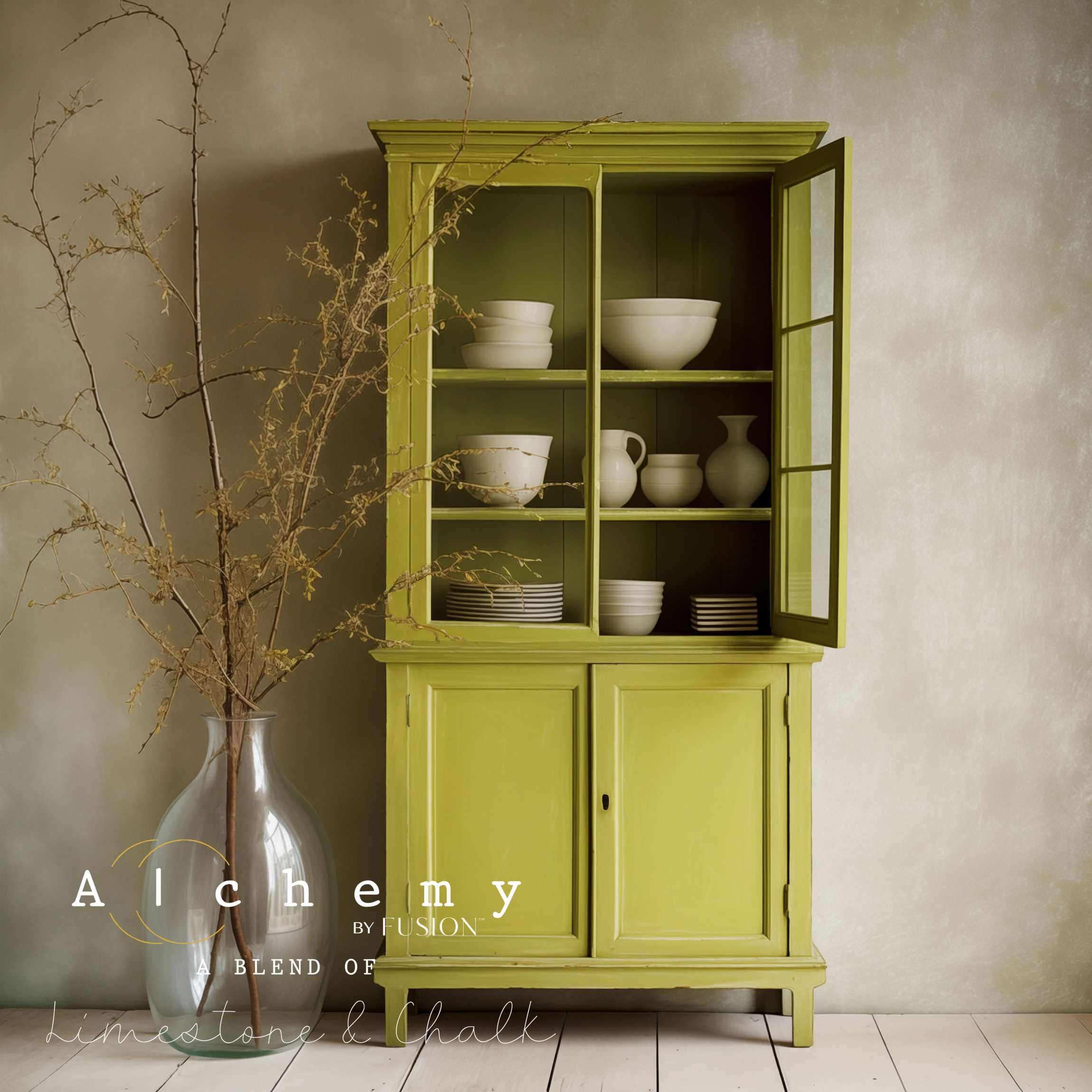 Křídová barva s odolností minerální barvy Fusion ALCHEMY - WILLOW - Obrázek 2