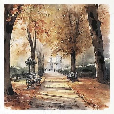 Rýžový papír 15x15 cm - Pastel - 6 ks mini set - Obrázek 4