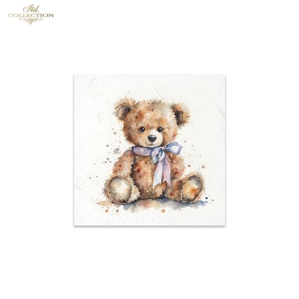 Rýžový papír 15x15 cm - Vánoce - 6 ks - Obrázek 6