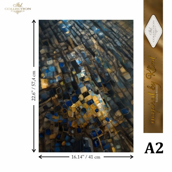 Rýžový papír 2 listy A3 - Klimt 2 - Obrázek 4