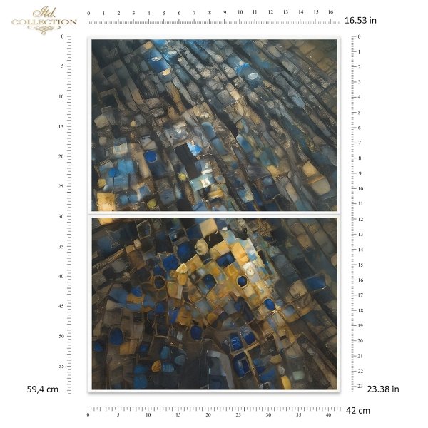 Rýžový papír 2 listy A3 - Klimt 2 - Obrázek 2