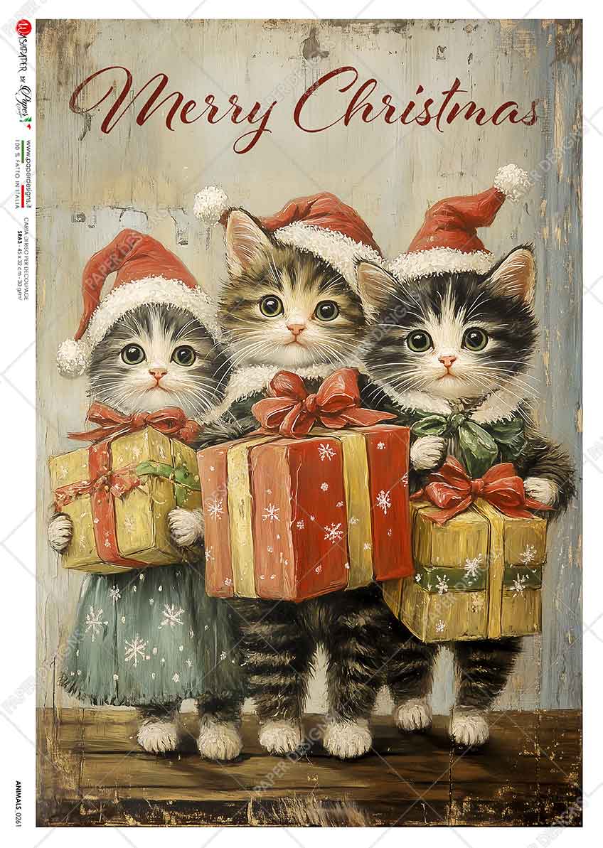 Rýžový papír na decoupage - A4- Zvířata 0261