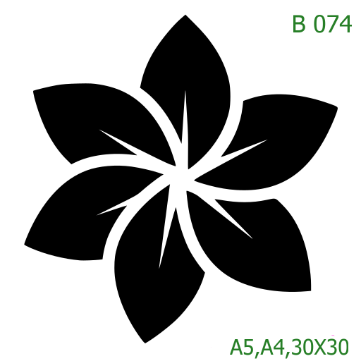 Plastová šablona pro malování - Mandaly a dortovky - Dortovka (B074)