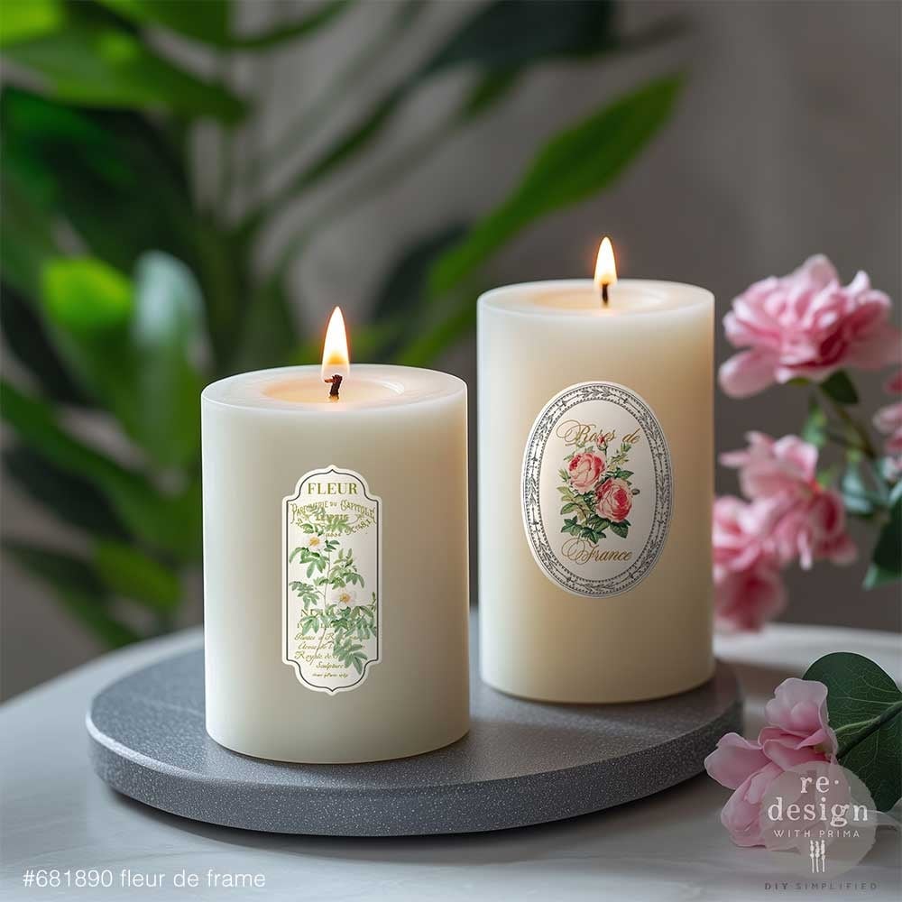 Transfer na nábytek Redesign - LUXE Transfer - Fleur De Frame - Obrázek 4