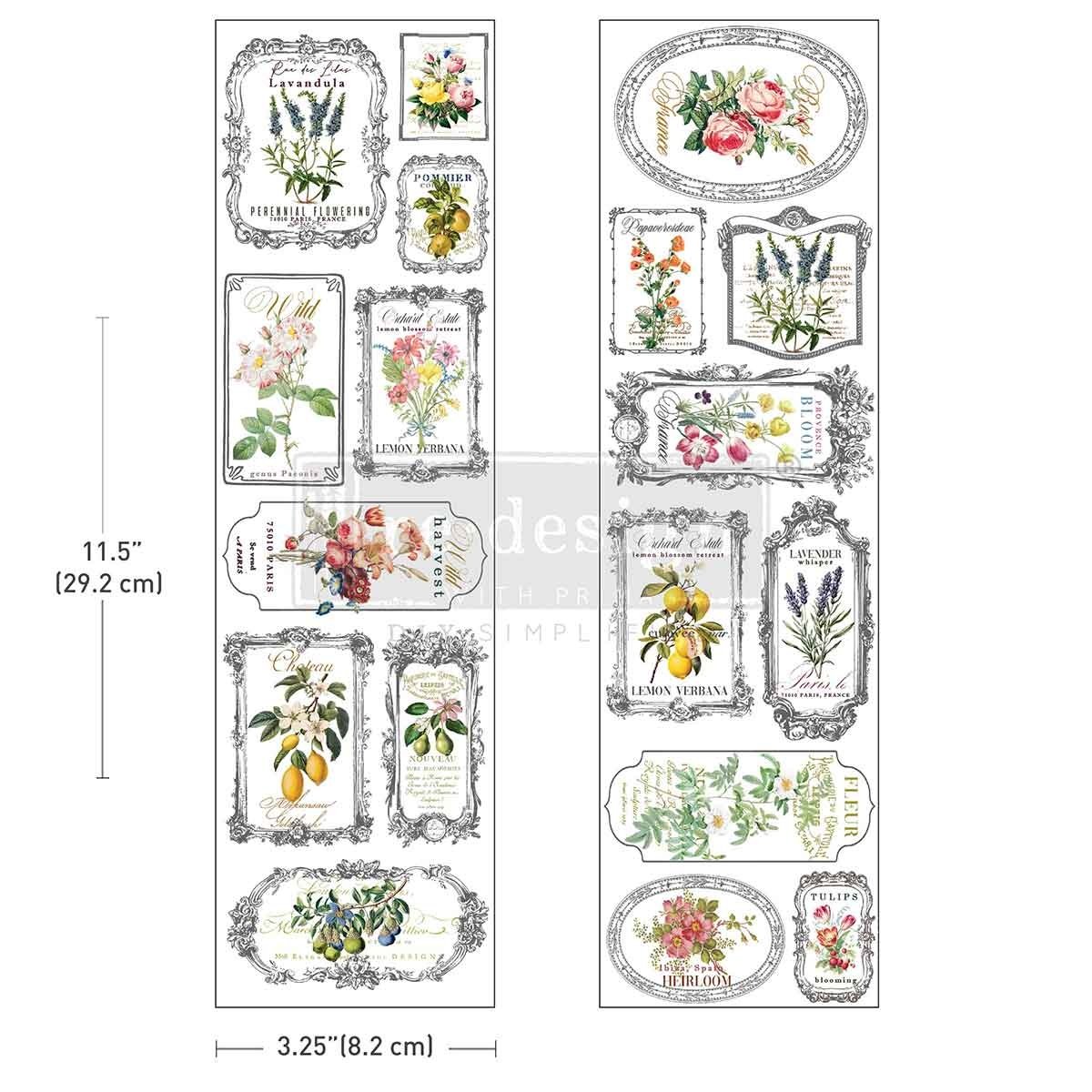 Transfer na nábytek Redesign - LUXE Transfer - Fleur De Frame