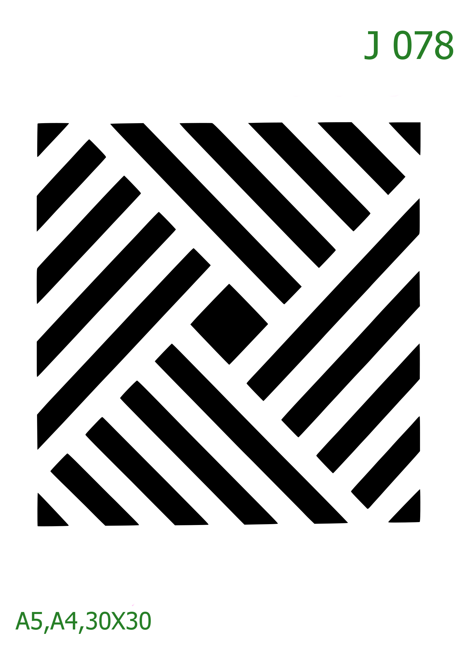 Plastová šablona pro malování - Strukturální vzory - Geometrická iluze (J078)