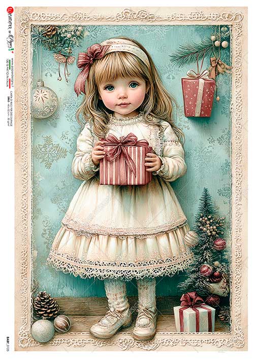 Rýžový papír na decoupage - A4- Děti a dětské motivy (Baby) 0125