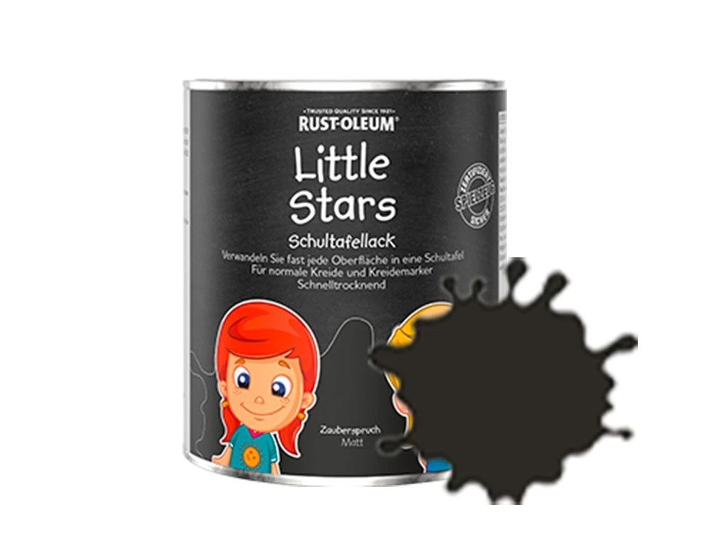 Tabulová barva do dětského pokoje Rust Oleum Little Stars Chalkboard Paint