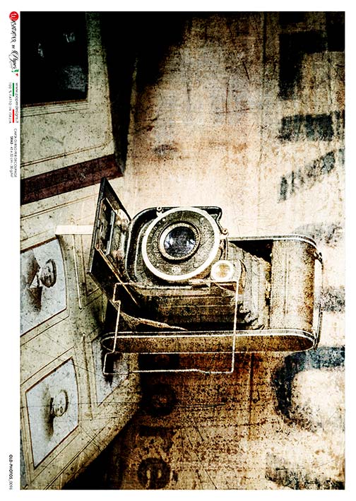 Rýžový papír na decoupage - A4 - Dobové fotografie (Old photos) 0096