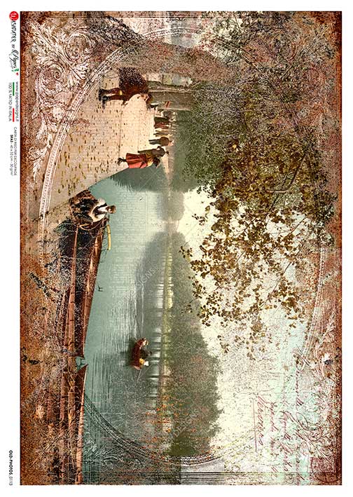 Rýžový papír na decoupage - A4 - Dobové fotografie (Old photos) 0113