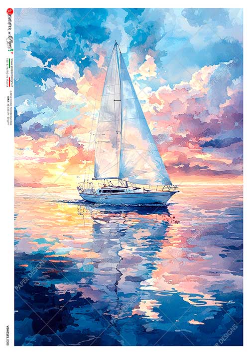 Rýžový papír na decoupage - A4 - Vozidla (Vehicles) 0088