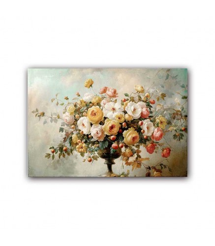 Rýžový papír na decoupage - A1 - Květiny (Flowers) 091