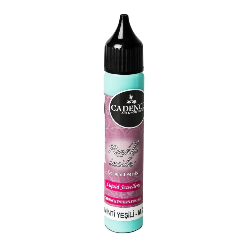 Tekuté perly, 25 ml - světle tyrkysové