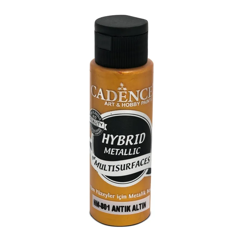 Metalická barva Cadence Hybrid Metalic, 70 ml - antique gold, antická zlatá