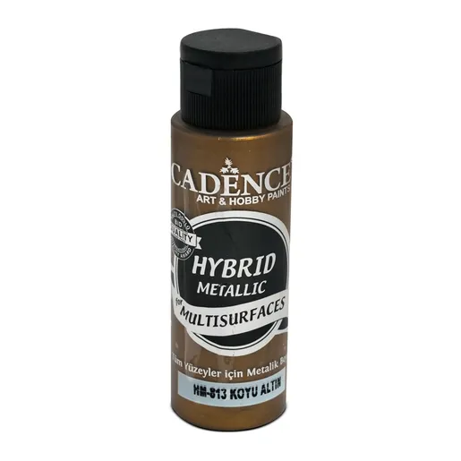 Metalická barva Cadence Hybrid Metalic, 70 ml - zlatá tmavá