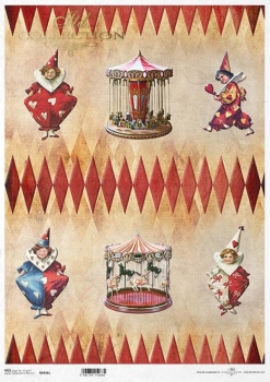 Rýžový papír A3 - Cirkus - R0496L