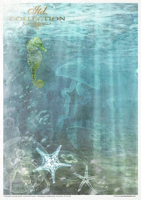 Rýžový papír 11 ks A4 - Tropical dreams - RP006 - Obrázek 6