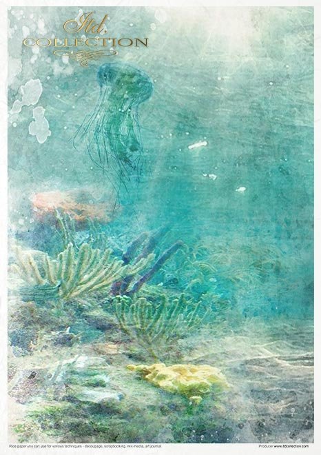 Rýžový papír 11 ks A4 - Tropical dreams - RP006 - Obrázek 7
