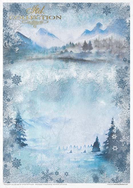 Rýžový papír 11 ks A4 - Christmas time - RP024 - Obrázek 12