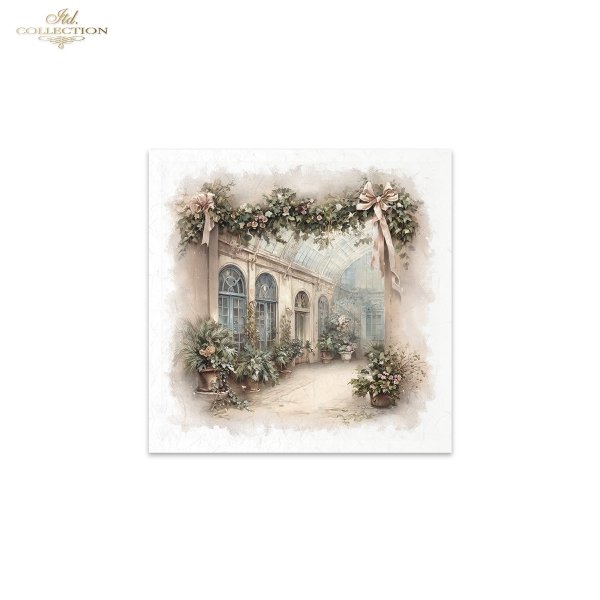 Rýžový papír 15x15 cm - Ulice 6 ks mini set - RSM304 - Obrázek 7