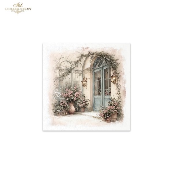 Rýžový papír 15x15 cm - Ulice 6 ks mini set - RSM304 - Obrázek 3