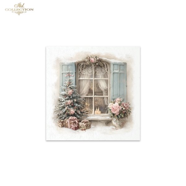 Rýžový papír 15x15 cm - Okna 6 ks mini set - RSM312 - Obrázek 2