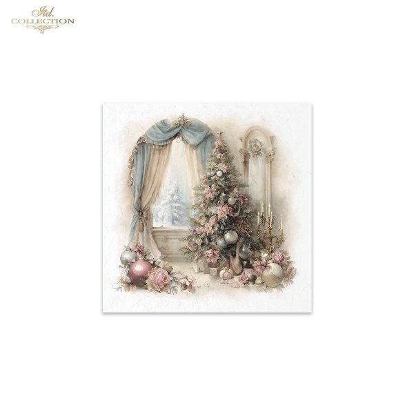 Rýžový papír 15x15 cm - Okna 6 ks mini set - RSM312 - Obrázek 5