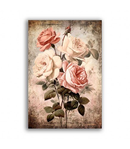 Rýžový papír na decoupage - A2 - Růže - XL-FLW - 0074